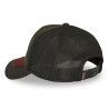 Casquette trucker filet premium avec patch et visière bimatière Shiel