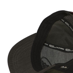 Casquette trucker filet premium avec patch et visière bimatière Shiel