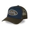 Casquette trucker avec filet effet usé avec filet et patch Used14