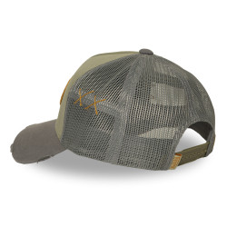Casquette trucker avec filet effet usé avec filet et patch Used15