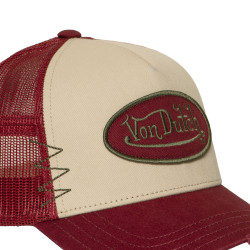 Casquette trucker avec filet effet usé avec filet et patch Used16