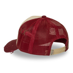 Casquette trucker avec filet effet usé avec filet et patch Used16