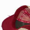 Casquette trucker avec filet effet usé avec filet et patch Used16