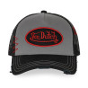 Casquette trucker avec filet effet usé avec filet et patch Used17