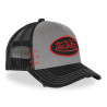 Casquette trucker avec filet effet usé avec filet et patch Used17