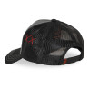 Casquette trucker avec filet effet usé avec filet et patch Used17