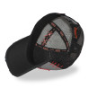 Casquette trucker avec filet effet usé avec filet et patch Used17