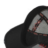 Casquette trucker avec filet effet usé avec filet et patch Used17