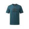 Tee shirt homme col rond en coton 160GSM et logo imprimé 729280