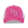 Casquette baseball Velvet avec logo en Strass Royal P
