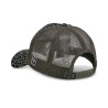 Casquette baseball Velvet avec print et broderie Leopard Kaki
