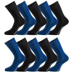 Lot de 10 paires de chaussettes de ville Serge Blanco
