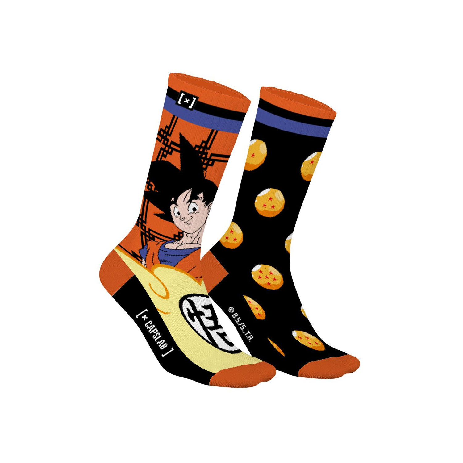 Paire de Tennis junior 200 aiguilles dépareillées Dragon Ball Z