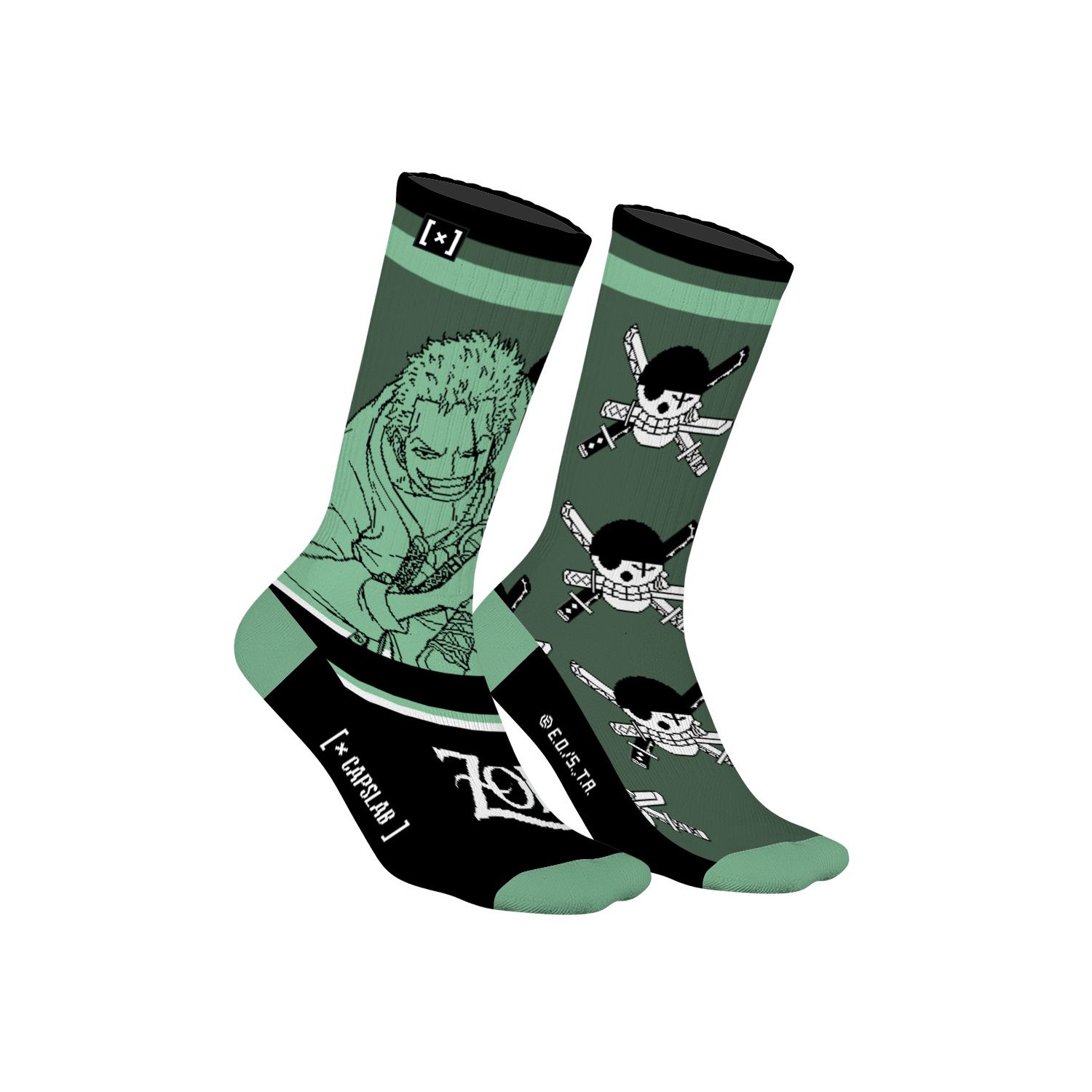 Paire de Tennis junior 200 aiguilles dépareillées One Piece Zoro