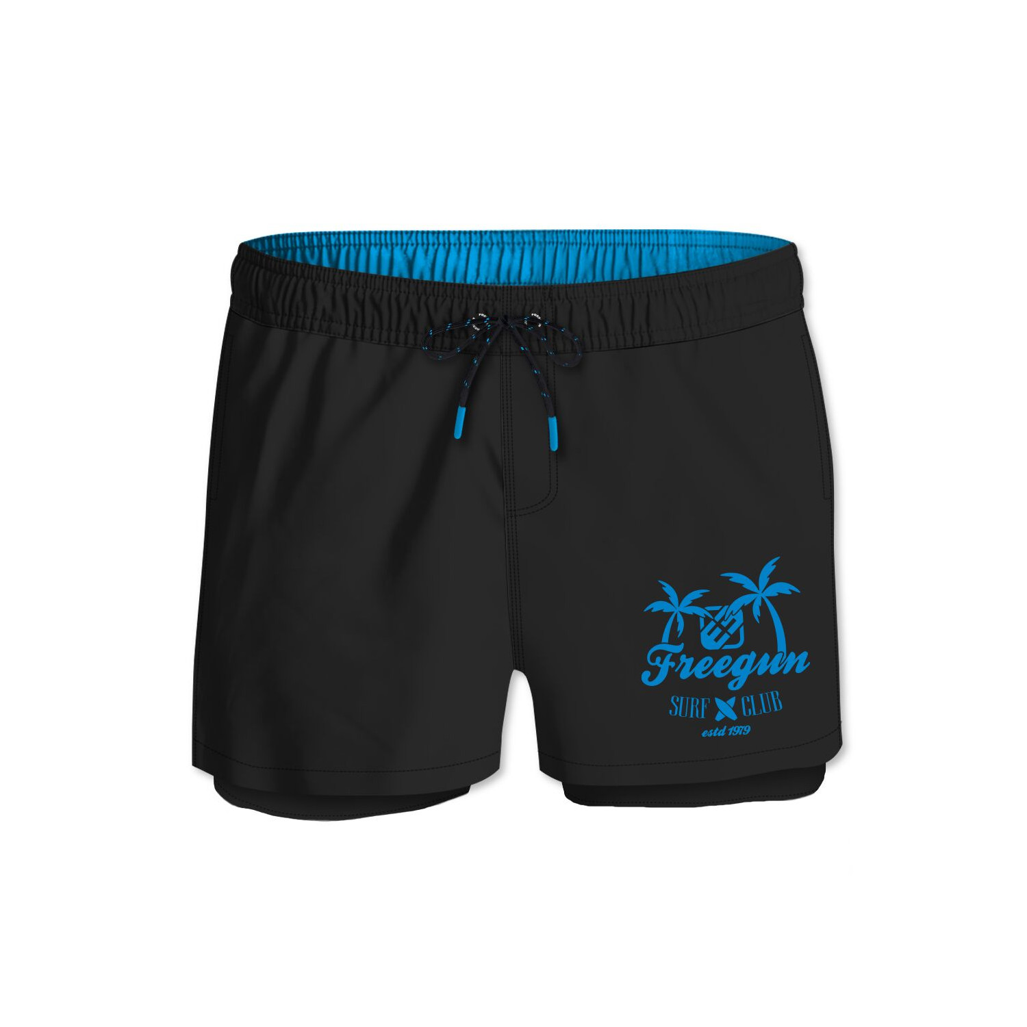 Short de bain homme avec moulant long dessous Club