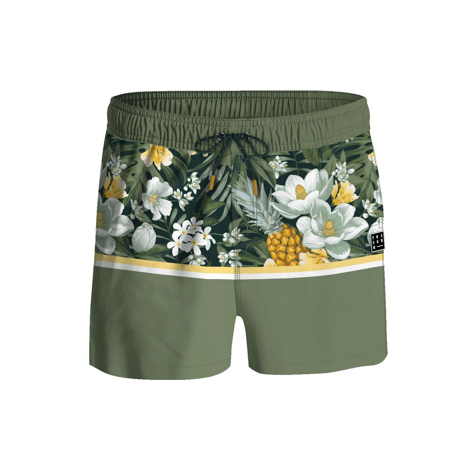Short de bain court homme avec filet intérieur Heat