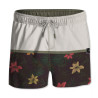 Short de bain court homme avec filet intérieur Palmiers