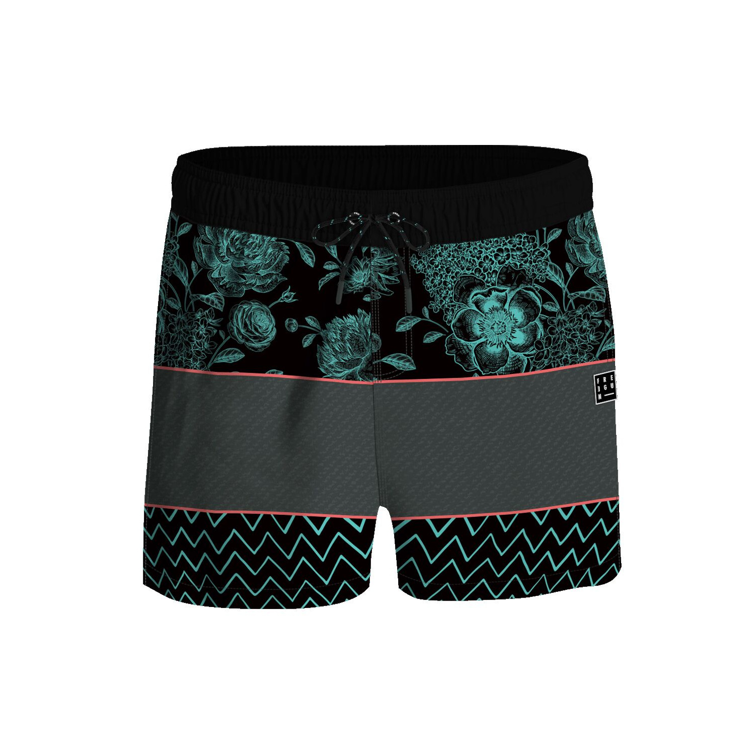 Short de bain court homme avec filet intérieur Sharpie