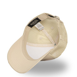 Casquette baseball avec filet en twill et broderie LOF