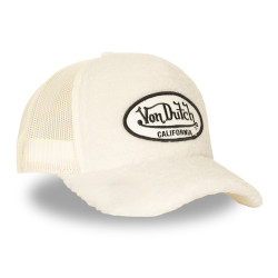 Casquette baseball avec filet adulte en sherpa Sherpa Cream