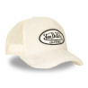Casquette baseball avec filet adulte en sherpa Sherpa Cream