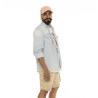 Chemise homme en denim effet vintage