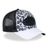 Casquette baseball avec filet adulte imitation fourrure Leo