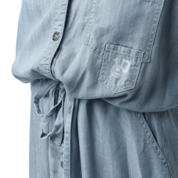 Robe femme effet denim Jean