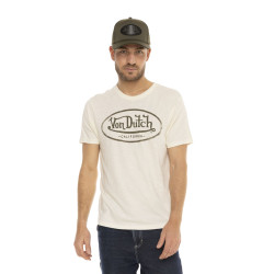 TEE SHIRT VON DUTCH JERSEY SLUB AVEC PRINT DEVANT