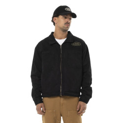 Veste Garage homme effet usé avec patch et logo dos Gary