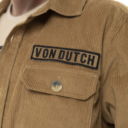 Surchemises homme en velours côtelé avec patchs 1929