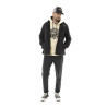 Surchemise homme en twill stretch avec capuche détachable Ritual