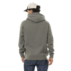 Sweat zippé homme à capuche en molleton 320gr et print devant Free
