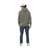 Sweat zippé homme à capuche en molleton 320gr et print devant Free