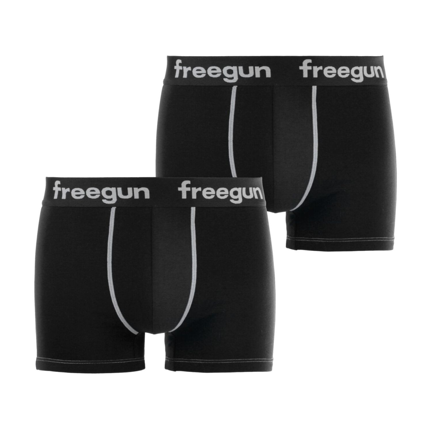Lot de 2 Boxers garçon coton Noir