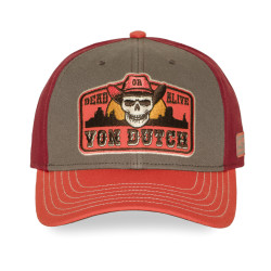 Casquette semi curve premium avec patch Dead