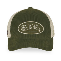 Casquette baseball premium en velours côtelé avec patch B47