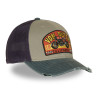 Casquette semi curve premium effet usé avec patch California