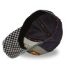 Casquette semi curve premium effet usé avec patch California