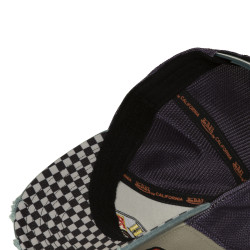 Casquette semi curve premium effet usé avec patch California