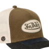Casquette trucker filet premium avec patch et visière bimatière Shiel