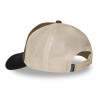 Casquette trucker filet premium avec patch et visière bimatière Shiel