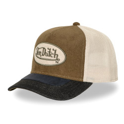 Casquette trucker filet premium avec patch et visière bimatière Shiel