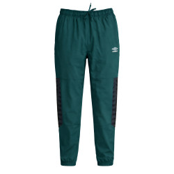 Pantalon de jogging homme bi-matière poches zippées et logo 224730