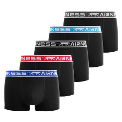 Lot de 5 boxers homme en coton ceinture colorée Starter