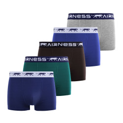 Lot de 5 Boxers homme en coton ceinture colorée Starter