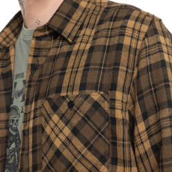 Chemise manche longues à carreaux avec poches Jack