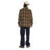 Chemise manche longues à carreaux avec poches Jack