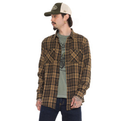 Chemise manche longues à carreaux avec poches Jack