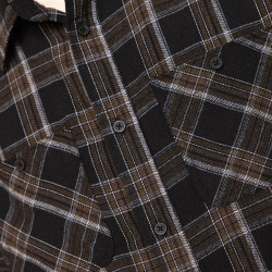 Chemise manche longues à carreaux avec poches Jack